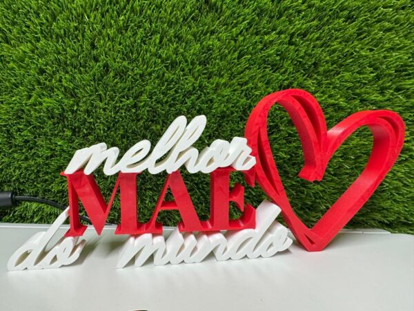 Placa Melhor Mãe do Mundo